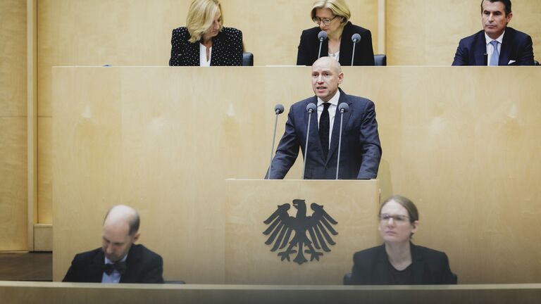 Rede Minister Manfred Pentz im Bundesrat