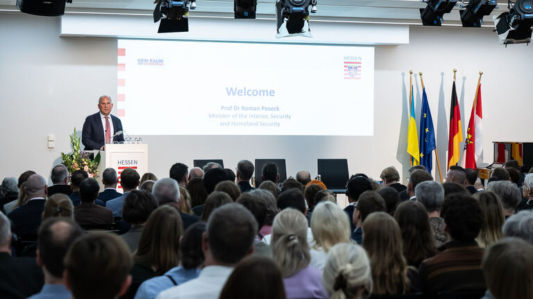 Begrüßungsrede von Prof. Dr. Roman Poseck, Minister des Innern, für Sicherheit und Heimatschutz 