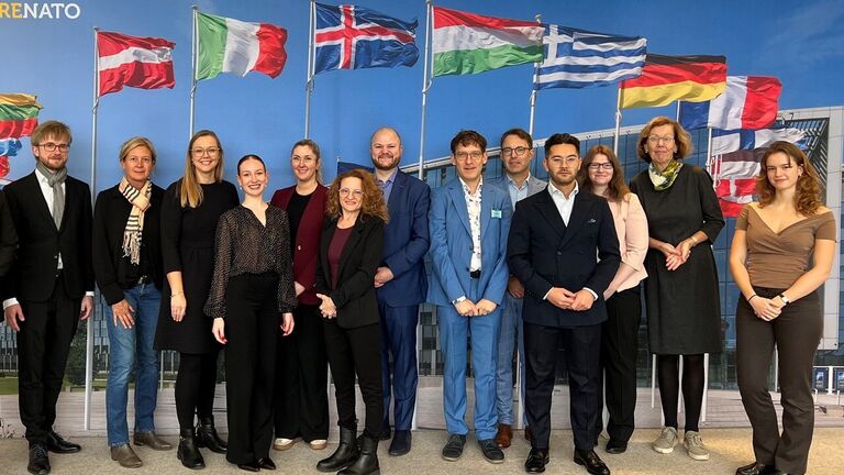 Informationsreise EU-Koordinatoren der Hessischen Ministerien nach Brüssel - NATO-Besuch in Brüssel