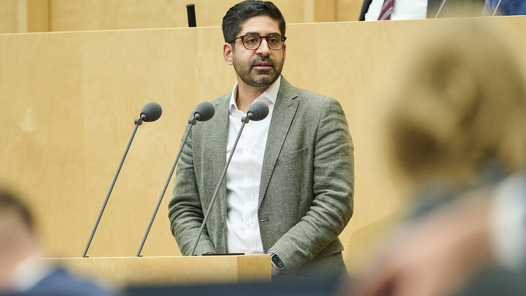 Minister Kaweh Mansoori spricht im Bundesrat