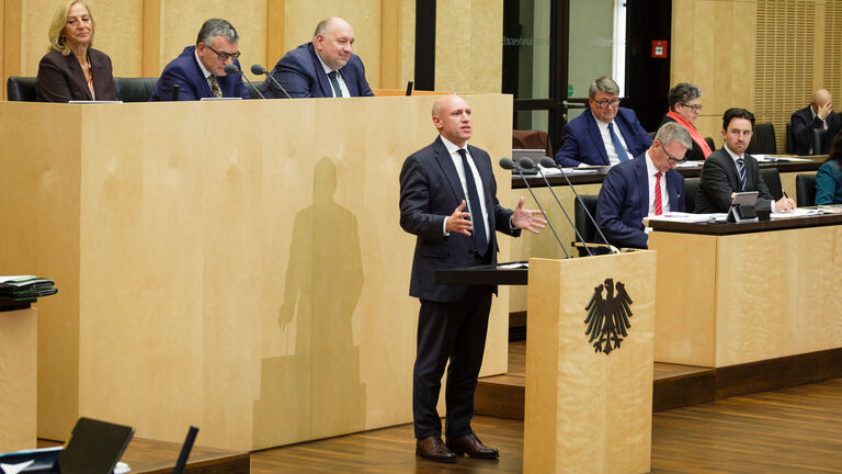 Minister Manfred Pentz Rede im Bundesrat