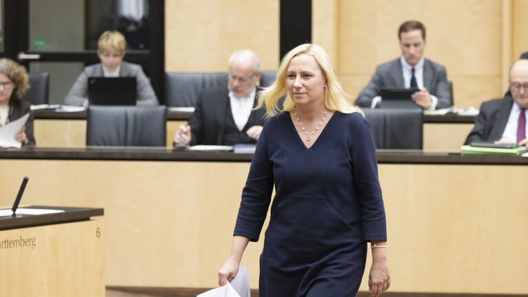 Gesundheitsministerin Diana Stolz im Bundesrat