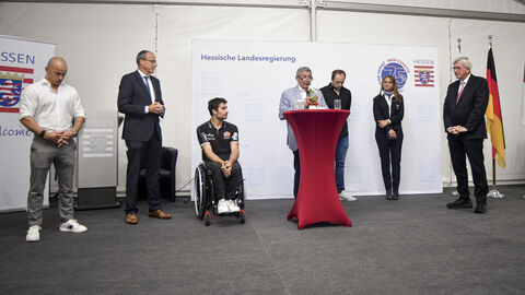 Verabschiedung der hessischen Olympioniken