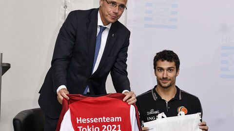 Verabschiedung der hessischen Olympioniken