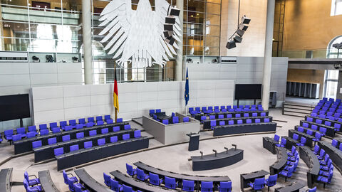 Der deutsche Bundestag von innen