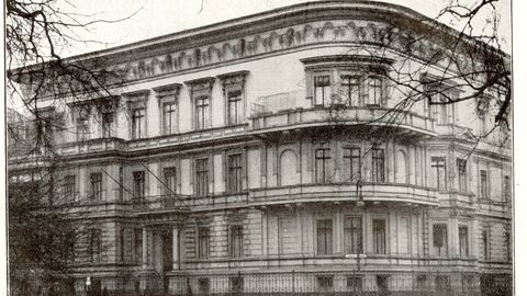 Die Hessische Gesandtschaft in der Stülerstraße in Berlin.