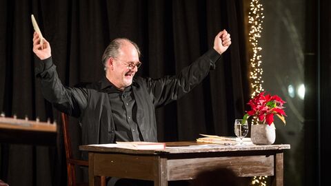 Das Stück ,,O du fröhliche'' lockte 170 Gäste in die Landesvertretung