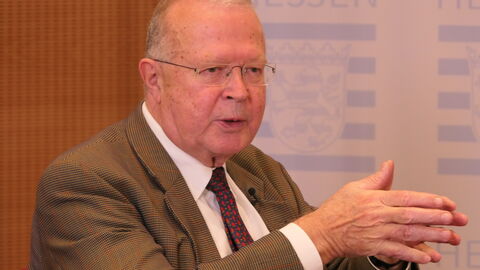 Karl Starzacher, Präsident des Hessischen Landtags 1991 bis 1995
