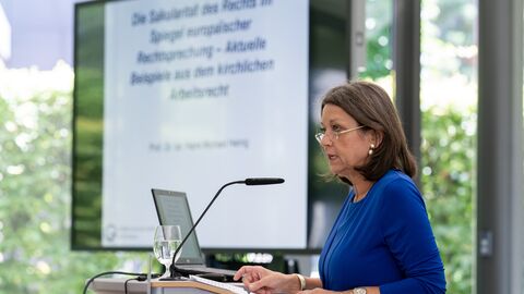 Begrüßte die Gäste: Dienststellenleiterin Dr. Bernadette Droste.