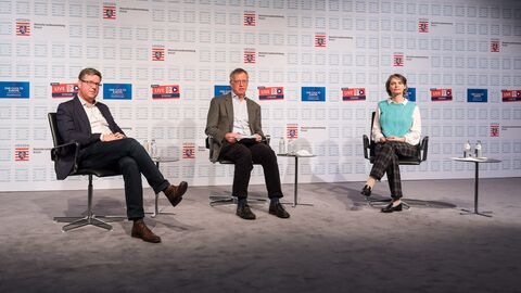 Es diskutieren Dr. Thomas Gutschker, Frankfurter Allgemeine Zeitung, und Isabelle Ory, L’Express, mit Moderator Michael Stabenow