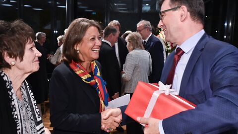 Ilse Schwarz-Schiller, Dr. Bernadette Droste, S.E. Prof. Andrzej Przyłębski