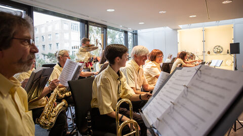 Gastierte zum ersten Mal in der Hessischen Landesvertretung: das Musikcorps Einhausen e. V.