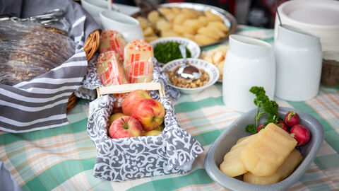 Typisch hessische Spezialitäten durften beim Tag der offenen Tür in der Hessischen Landesvertretung Berlin nicht fehlen.