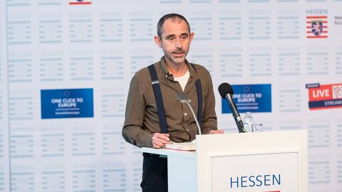 Mario Fesler, Autor Finale des deutschsprachigen Vorlesewettbewerbs in Brüssel