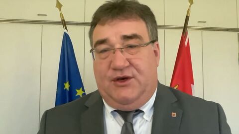 Begrüßung Europastaatssekretär Mark Weinmeister