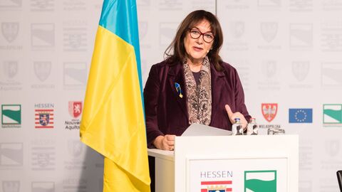 Ansprache mit Vizepräsidentin Dubravka Šuica