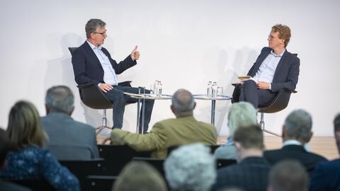 Zoltán Gyévai, Herausgeber Bruxinfo, ungarische Nachrichtenagentur/EU-MONITOR, im Gespräch mit Moritz Koch, Handelsblatt