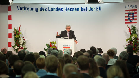 Jahresempfang: Hessischer Ministerpräsident Volker Bouffier in Brüssel Jahresempfang: Hessischer Ministerpräsident Volker Bouffier in Brüssel