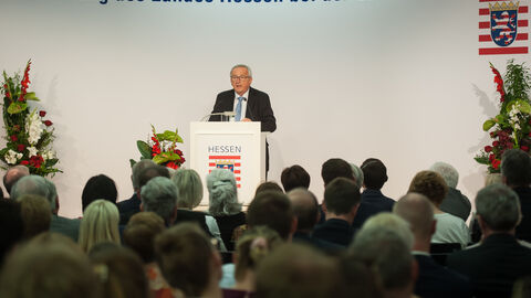 Jahresempfang: Hessischer Ministerpräsident Volker Bouffier in Brüssel