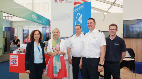 Digitalministerin Kristina Sinemus auf der Messe Wächtersbach