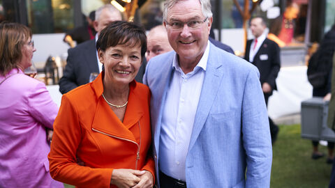 Staatsministerin Lucia Puttrich und Franz-Josef Jung, Bundesminister a. D.