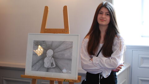 Preisverleihung im Bad Homburger Schloss von Jugend malt 