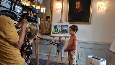 Preisverleihung im Bad Homburger Schloss von Jugend malt 