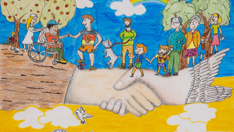 Gewinnerinnen und Gewinner des Landeswettbewerbs „Jugend malt“ 