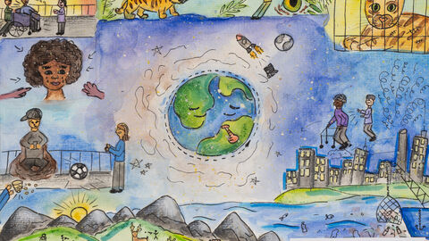 Gewinnerinnen und Gewinner des Landeswettbewerbs „Jugend malt“ 