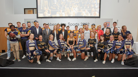 Ehrung beim Abend des Sports