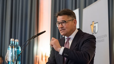 Boris Rhein bei der Jahrestagung der Vereinigung hessischer Unternehmer (VhU) in Wiesbaden