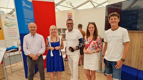 Auch Prof. Kristina Sinemus, Hessische Ministerin für Digitale Strategie und Entwicklung, besuchte die Südhessen-Messe.