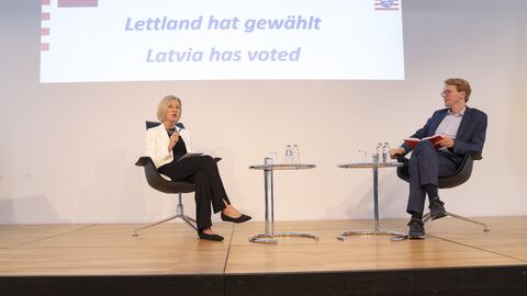 Ilze Nagla im Gespräch mit Moritz Koch Ilze Nagla im Gespräch mit Moritz Koch