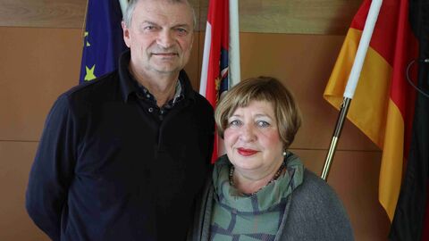 Die Zeitzeugen Joachim Goertz und Esther-Marie Ullmann-Goertz sprachen über die Evangelische Kirche in der ehemaligen DDR und die friedliche Revolution