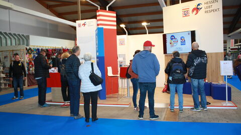 Messestand in Kassel