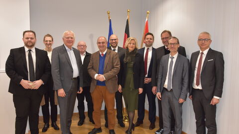 Treffen der Spitze des Deutschen Landkreistages mit MdEP 