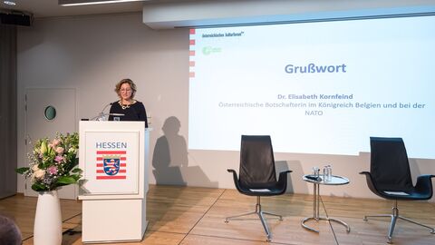 Grußwort Dr. Elisabeth Kornfeind, Österreichische Botschafterin im Königreich Belgien und bei der NATO