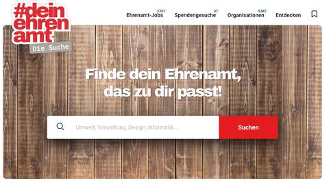 Die Ehrenamtssuchmaschine Die Ehrenamtssuchmaschine