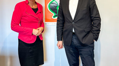 Europaministerin Lucia Puttrich im Gespräch mit Europaabgeordneten Bernd Lange, Vorsitzender des Handelsausschusses und der Konferenz der Ausschussvorsitzenden Europaministerin Lucia Puttrich im Gespräch mit Europaabgeordneten Bernd Lange, Vorsitzender des Handelsausschusses und der Konferenz der Ausschussvorsitzenden