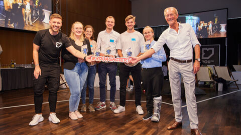 Staatsminister Axel Wintermeyer beim Youngagiert-Award Youngagiert-Award