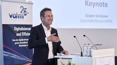 Keynote Jürgen Grützner, Geschäftsführer VATM Keynote Jürgen Grützner, Geschäftsführer VATM