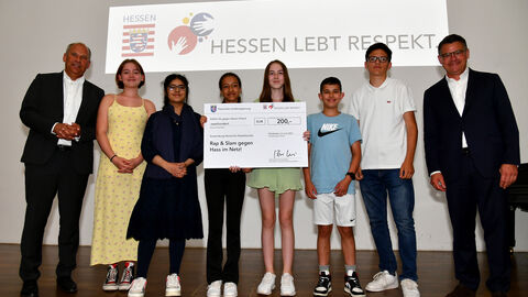 Ausgezeichnete Schülerwettbewerb Hessen lebt Respekt 