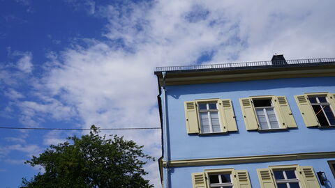Das denkmalgeschützte Wohnhaus aus dem Spätbarock in der Ortsmitte von Heidenrod-Laufenselden war lange Zeit unbewohnbar und dem Verfall überlassen. Durch eine private Initiative und mit finanziellen Mitteln unter anderem vom Landesamt für Denkmalpflege Hessen wurde das Haus restauriert. Das Barockhaus Laufenselden von außen