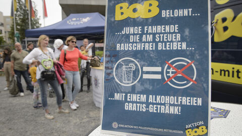 BOB - eine Aktion gegen Alkohol im Straßenverkehr