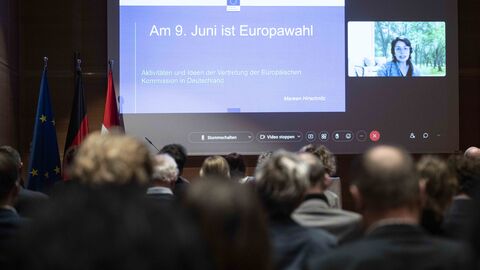 Mareen Hirschnitz, Referentin der Vertretung der Europäischen Kommission in Deutschland Europawahl 2024 - Mareen Hirschnitz, Referentin der Vertretung der Europäischen Kommission in Deutschland