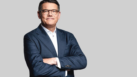 Ministerpräsident Boris Rhein Porträtaufnahme von Ministerpräsident Boris Rhein