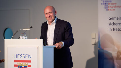 Staatsminister Manfred Pentz