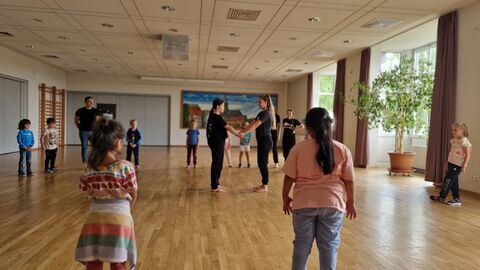 Kampfsport-Kirchvers e. V. Kinder im Trainingsraum