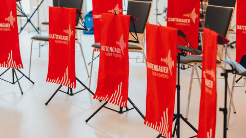 Brass’n’Spass – Musik einfach selber machen bei den Kid.Chatts Notenständer