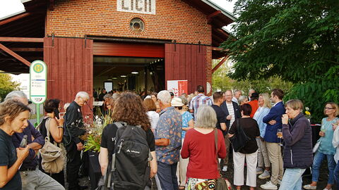 Kunst in Licher Scheunen Großer Andrang auf die Scheune